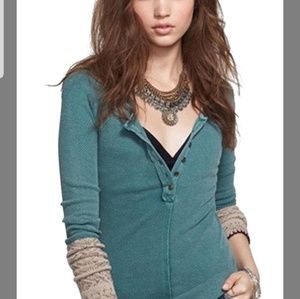 Free People Alpine cuff raglan